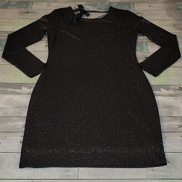 Jennifer Lopez Black & Silver Dress Medium - Picture 1 of 4
